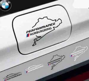 M Kraftleistungs-Tankdeckelaufkleber