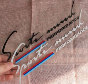 Bmw Performance Scheinwerfer Aufkleber - Image 8