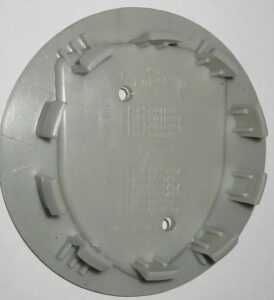 PORSCHE 4 X 76 MM Mat silver Radkappe - Image 5