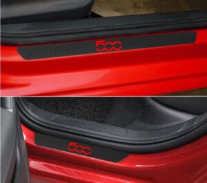 Fiat 500 Carbon Fiber Sticker - Image 7