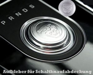 Jaguar Aufkleber Schaltknaufabdeckung