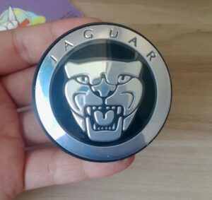 Jaguar 58mm Schwarz RadnabenMittelkappen - Image 2