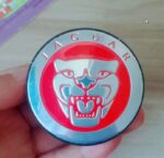 Jaguar 58mm Rot Radnaben Mittelkappen - Image 5