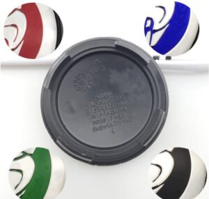 Jaguar 58mm grüne Radnaben Mittelkappen - Image 5