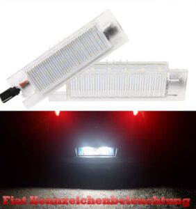 Fiat Kennzeichenbeleuchtung