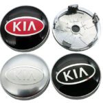 Emblem + Radmittenkappe - KIA 60mm Radnabenkappen