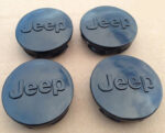 Jeep 4x 64mm Radmitte schwarz Kappen