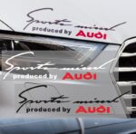 Audi Scheinwerferlicht Aufkleber