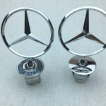 Benz Metal Blue Chrome Motorhaube Emblem