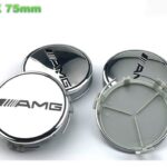 Benz AMG 75mm Autorad Mittelkappen