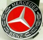 Benz Nabendeckel 75mm rot - Image 5