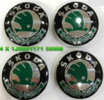 Skoda 4X56 MM rim caps 1J0601171