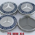 Benz 75 mm dunkelblau 4 Stück