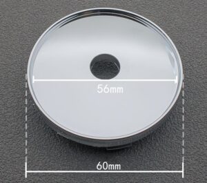 Alfa Romeo 4X60mm Radkappen schwarz - Image 3