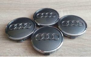 Audi 61mm grau Radkappen - Image 5