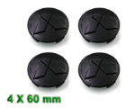 Mitsubishi 4X 60mm Radmittenkappen