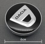 Dacia 60mm Car Wheel Center Cap schwarz - Image 5