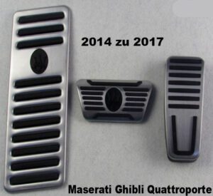 Maserati Ghibli Quattroporte Pedalset