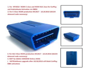 Benz Apple Android CarPlay Aktivator OBD - Image 3