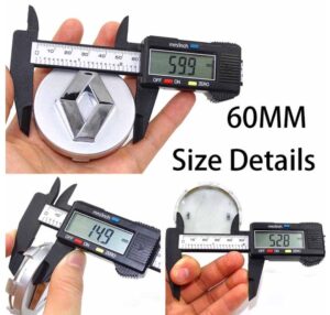 Renault 4 x 60 mm Radnabenkappen - Image 2