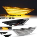 Porsche Dynamic Amber schwarz Blinker E-Prüfz.