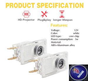 Saab Logo Projektorleuchte