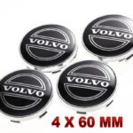 Autoteile - Volvo 4 x 60mm Allufelge Nabenkappen