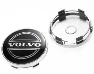 Volvo 4 x 60mm Allufelge Nabenkappen - Image 3