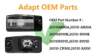 Nissan & Infiniti LED-Kennzeichenbeleuch - Image 8