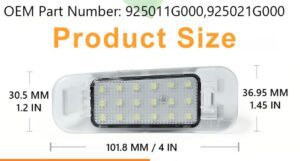 Kia Rio Pride Sephia Nummernschildbeleuchtung - Image 8