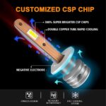 H1 LED-Scheinwerfer Superhelle 6500K - Image 5