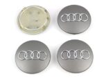 Audi 4x 68mm Felgendeckel Schwarz Gray - Image 5