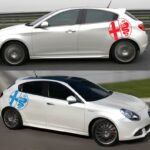 Alfa Romeo Seitentür Aufkleber - Image 4