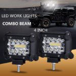 60 W 20 LED-Arbeitslicht-Flutlicht-Kombination für den Offroad-Einsatz