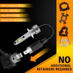 H1 LED-Scheinwerfer Superhelle 6500K - Image 6