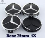 Benz 75mm 4X Felgeneinsatzkappen