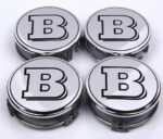 Benz BRABUS Racing Radmitte Kappen 75mm - Image 2