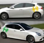 Alfa Romeo Seitentür Aufkleber - Image 5