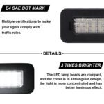 Alfa No Error Weiße LED-Kennzeichenleuchten - Image 7