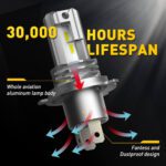 H4 9003 LED-Scheinwerferlampe mit Canbus-Fern- und Abblendlicht - Image 8