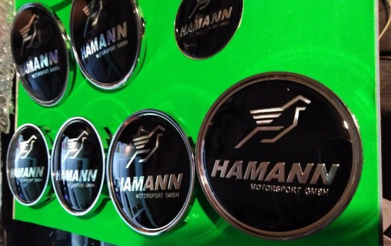 Emblem + Radmittenkappe - HAMANN BMW 7 PCs Radkappe | RM-ONLINE Emblem + Radmittenkappe - HAMANN BMW 7 PCs Radkappe