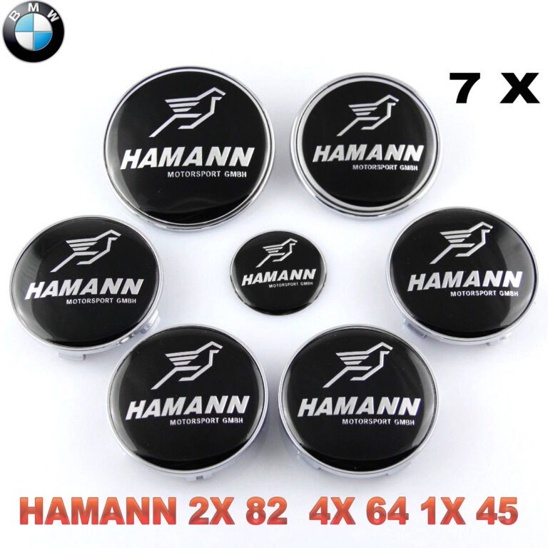 Emblem + Radmittenkappe - HAMANN BMW 7 PCs Radkappe