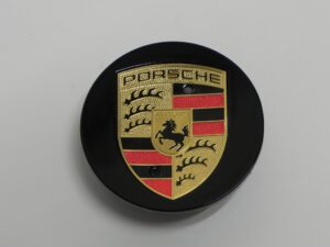 Porsche Felgendeckel 65 mm Schwatz - Image 4