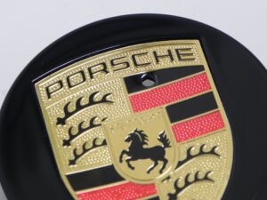 Porsche Felgendeckel 65 mm Schwatz - Image 6