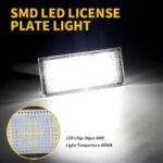 BMW E65/E66 2001–2008 weiße LED-Heck-Kennzeichenbeleuchtung - Image 6