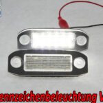 Volvo führte Kennzeichenleuchte