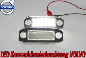 Volvo führte Kennzeichenleuchte