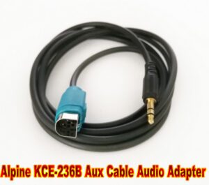 Alpine KCE-236B Aux Kabel Audio Adapter