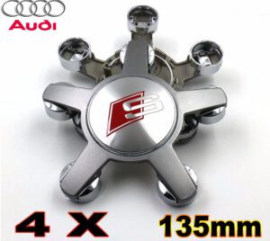 Audi 4 x Styling 135mm s Radkappe