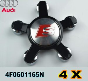 Audi 4 X Radnabenabdeckkappen